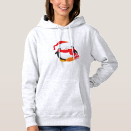 Kute kerstapinguïn hoodie