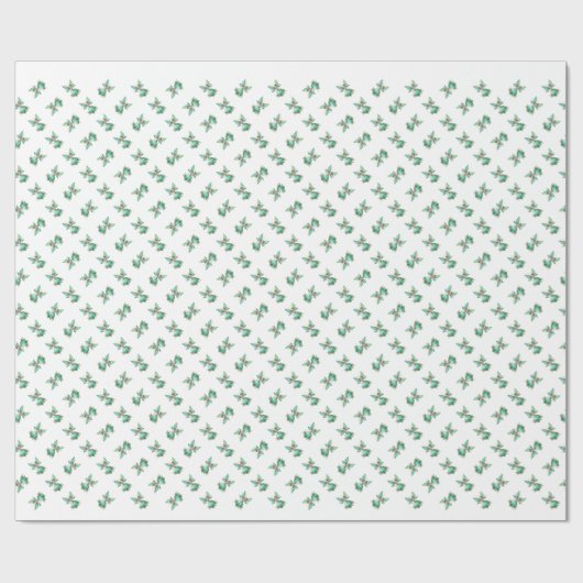 Kute kerstavond cadeaupapier (Vlak)