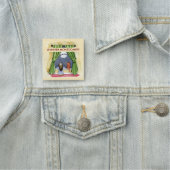 Kute kerstavond Waterverf Kat en Keukenkat Naamplaatje (In situ)