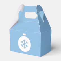 Kute kerstbal Blue Favor Box