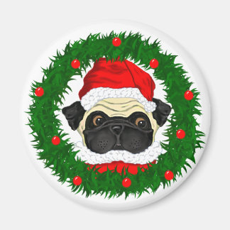 Kute kerstbeker in Wreate Magneet