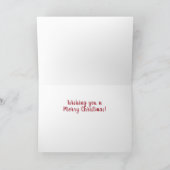 Kute kerstbomen Green Red Kaart (Binnen)