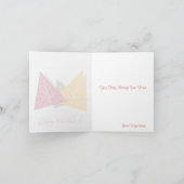 Kute kerstbomen Merry-kerstdesign Feestdagen Kaart (Binnen)