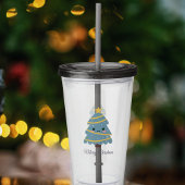 Kute kerstboom Acryltumbler Acryl Drinkbeker