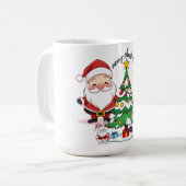 Kute kerstboom koffiemok (Voorkant links)