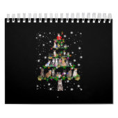 Kute kerstboom met vlieglicht kalender (Hoes)