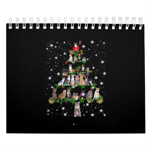 Kute kerstboom met vlieglicht kalender (Hoes)