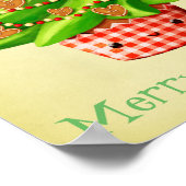 Kute kerstboom poster (Hoek)