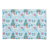 Kute kerstboom, Snowman, Gifts, Snoep Pattern Kussensloop (Voorkant)