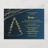 Kute kerstboom We hebben vakantiebeweging gemaakt Briefkaart (Voorkant)