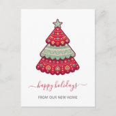 Kute kerstboom We hebben vakantiebeweging gemaakt Briefkaart (Voorkant)