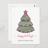 Kute kerstboom We hebben vakantieverhuisartikelen  Briefkaart (Voorkant / Achterkant)