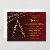 Kute kerstboom We hebben vakantieverhuisartikelen  Briefkaart (Voorkant / Achterkant)