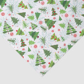 Kute kerstboomdruk tissuepapier (Detail)