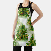 Kute kerstboomkaarsen schort (Insitu)