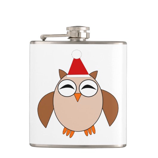Kute kerstboomkikker heupfles (Voorkant)
