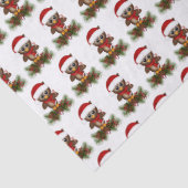 Kute kerstboomknobbels op papier voor filialen (Detail)