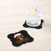 Kute kerstboomkor op Onderzetter voor pijnbijtak (Insitu)