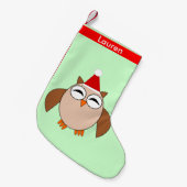 Kute kerstboomkous Aangepaste kerststop Kleine Kerstsok (Voorkant (Hangend))
