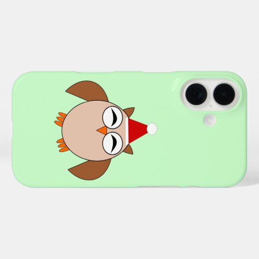 Kute kerstboomkous iPhone Case (Achterkant (horizontaal))