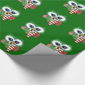 Kute kerstboomkrulpapier cadeaupapier (Hoek)