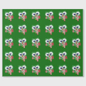 Kute kerstboomkrulpapier cadeaupapier (Vlak)