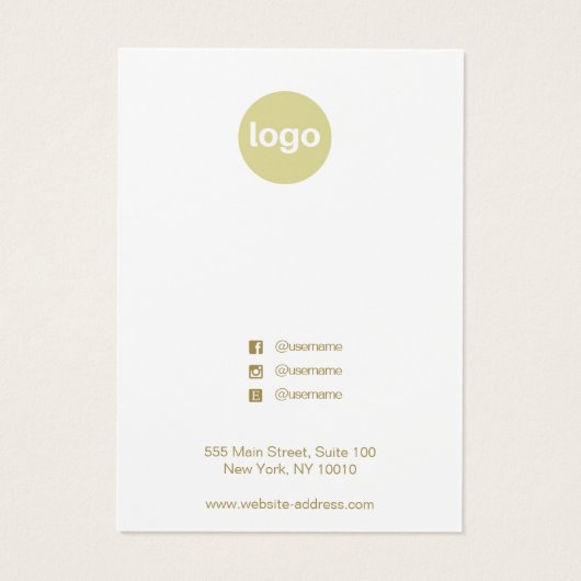 Kute kerstboomvakantie met oormerk visitekaartje (Achterkant)