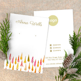 Kute kerstboomvakantie met oormerk visitekaartje