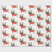 Kute kerstcadeaupapier voor kerstcadeautjes cadeaupapier (Vlak)