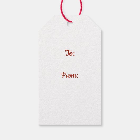 Kute kerstcadeaus met Schaatsen Label Cadeaulabel (Achterkant)