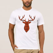 Kute kerstcadeaus rendierbufferdeer t-shirt (Voorkant)