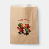 Kute kerstcadeaus voor ijsschaatsen bedankzakje (Voorkant)