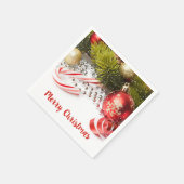 Kute kerstdecoratie servetten (Hoek)