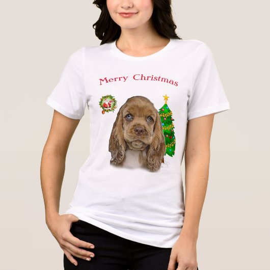 Kute kerstdieren t-shirts (Voorkant)