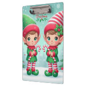 Kute kerstelves klembord (Links)