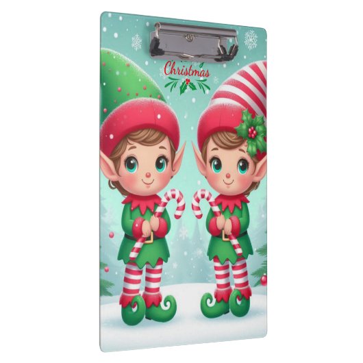 Kute kerstelves klembord (Rechts)