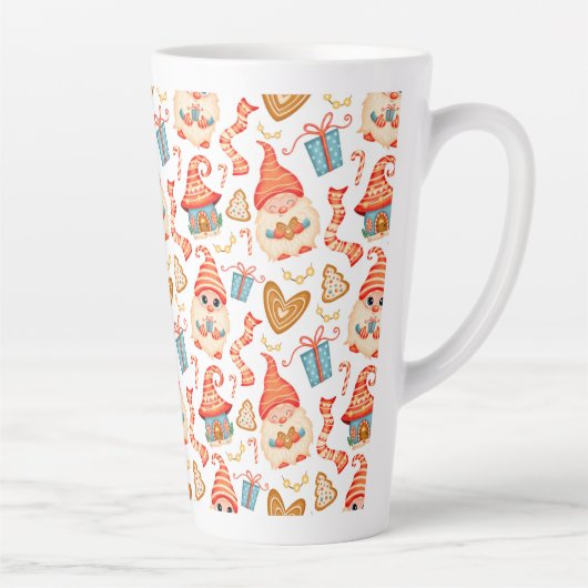 Kute kerstgnomen latte mok (Rechts)