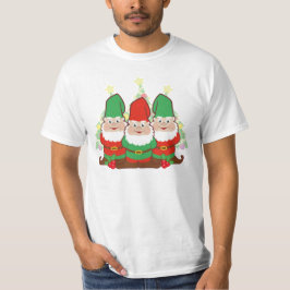 Kute kerstgnomen t-shirt