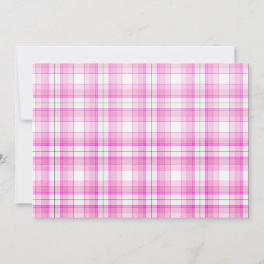 Kute kersthond Foto met roze poep en boom Kaart (Achterkant)