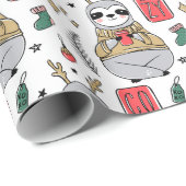 Kute kerstinpakken papier (Rol Hoek)