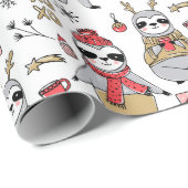 Kute kerstinpakken papier (Rol Hoek)