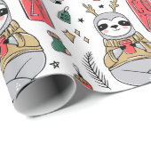 Kute kerstinpakken papier (Rol Hoek)