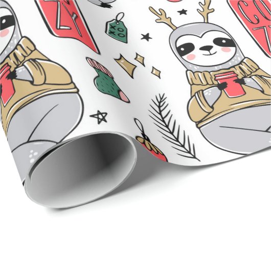 Kute kerstinpakken papier (Rol Hoek)