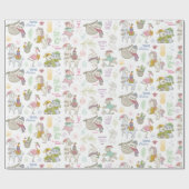 Kute kerstinpakken papier (Vlak)