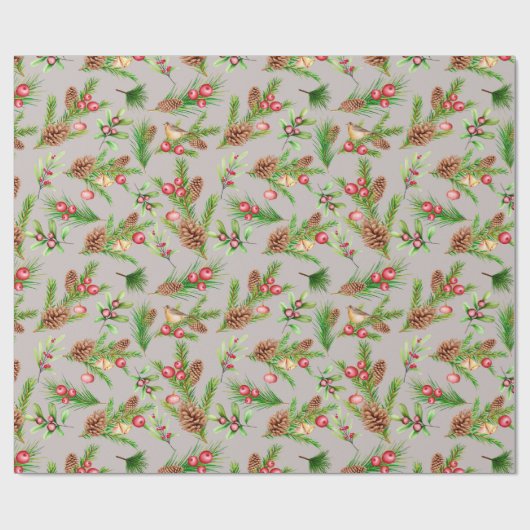 Kute kerstinpakken papier (Vlak)