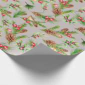 Kute kerstinpakken papier (Hoek)