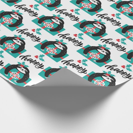 Kute kerstinpakken papier (Hoek)