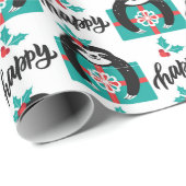 Kute kerstinpakken papier (Rol Hoek)