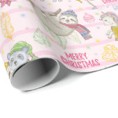 Kute kerstinpakken papier (Rol Hoek)