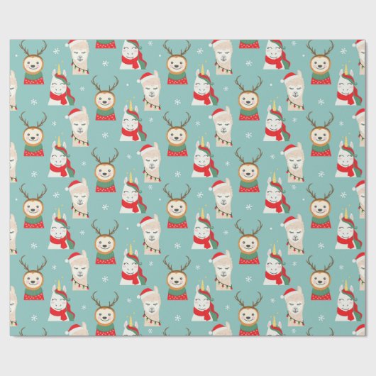 Kute kerstinpakken papier (Vlak)